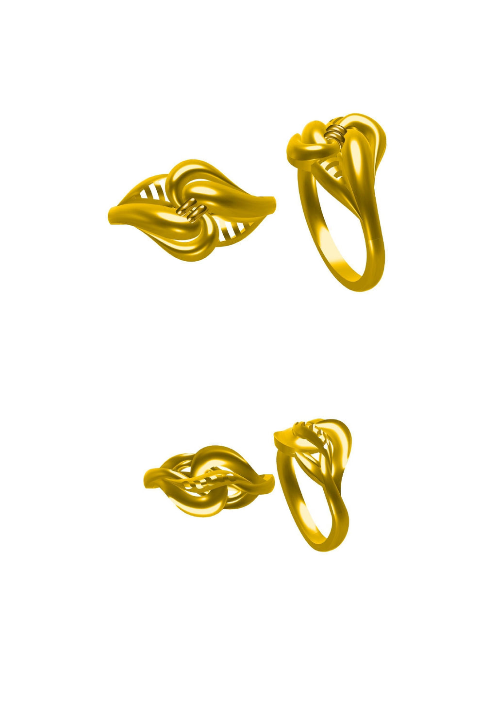 48 Plain Rings STL & 3DM FIles