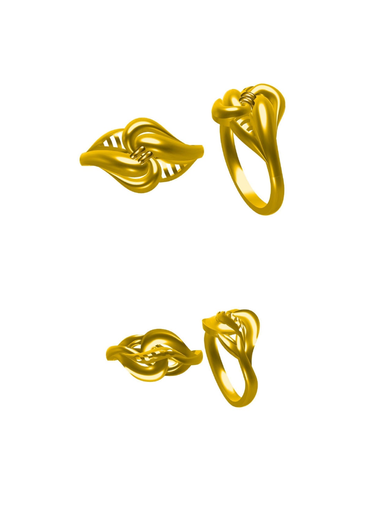 48 Plain Rings STL & 3DM FIles