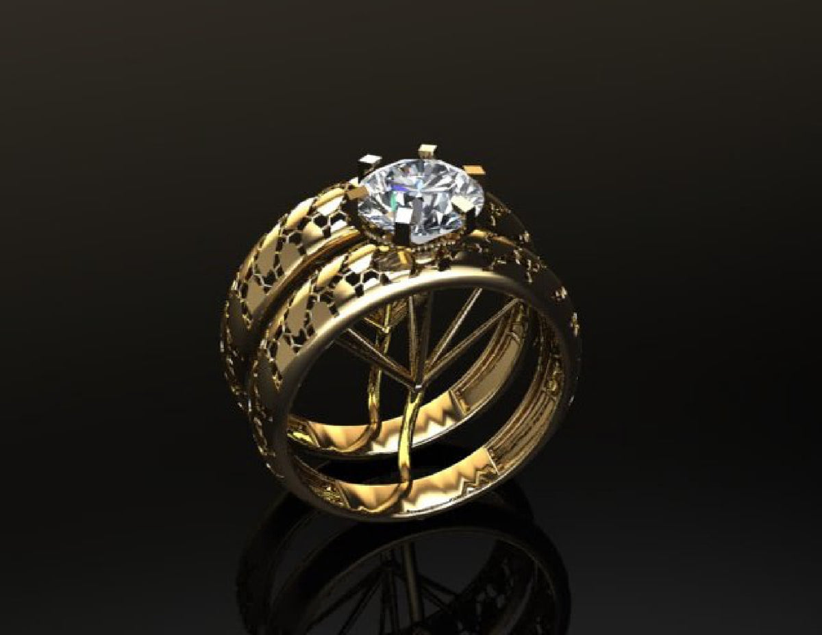 60 Pair RIngs STL Files