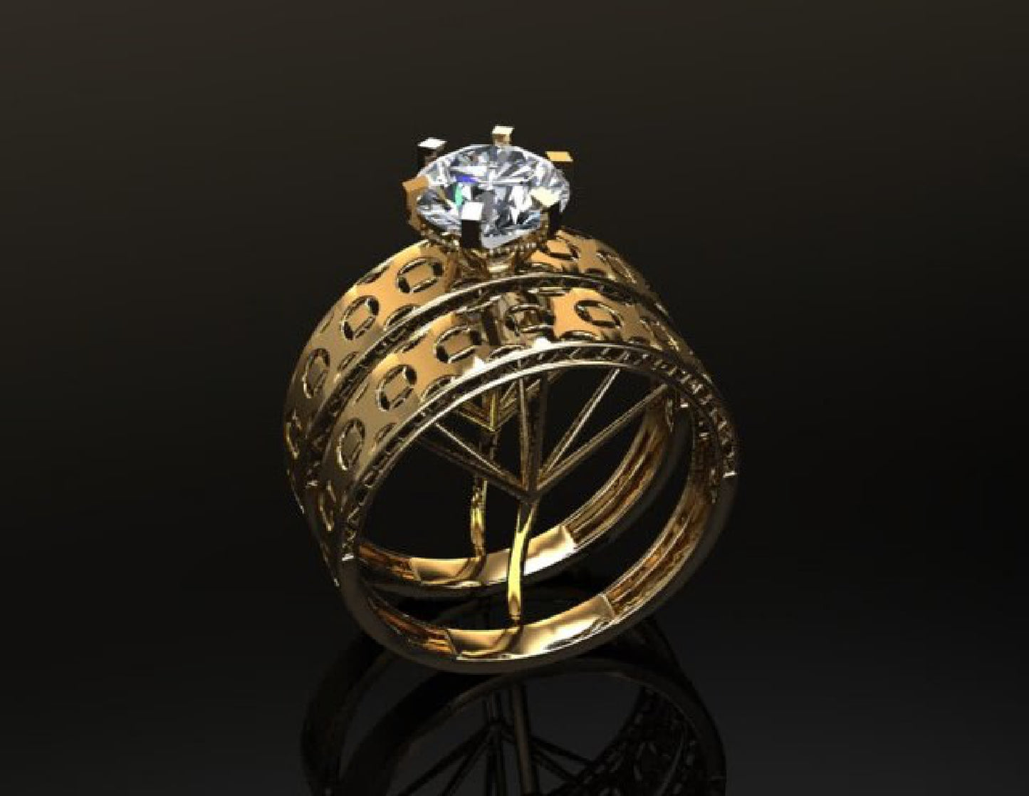 60 Pair RIngs STL Files