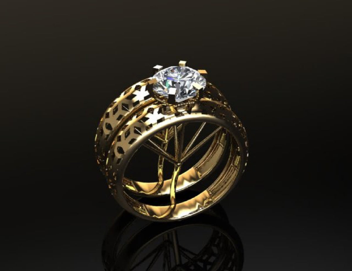60 Pair RIngs STL Files