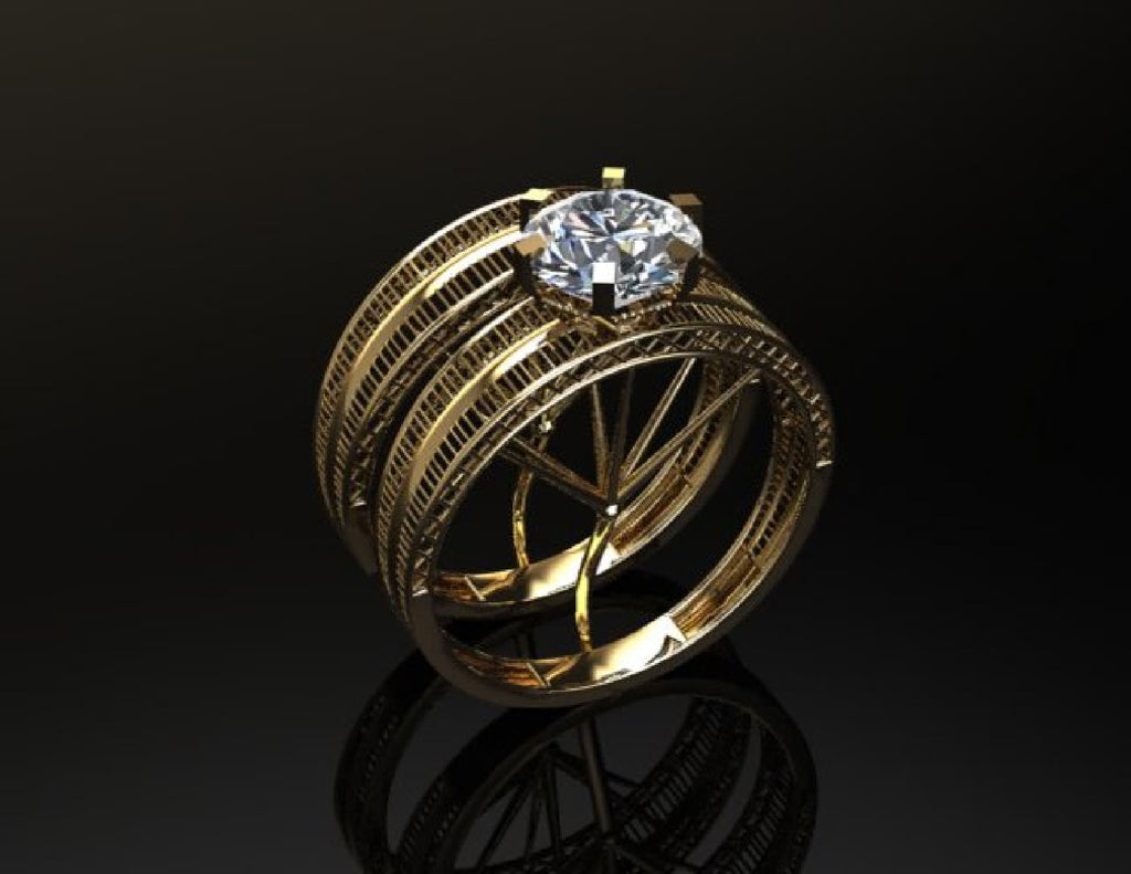 60 Pair RIngs STL Files