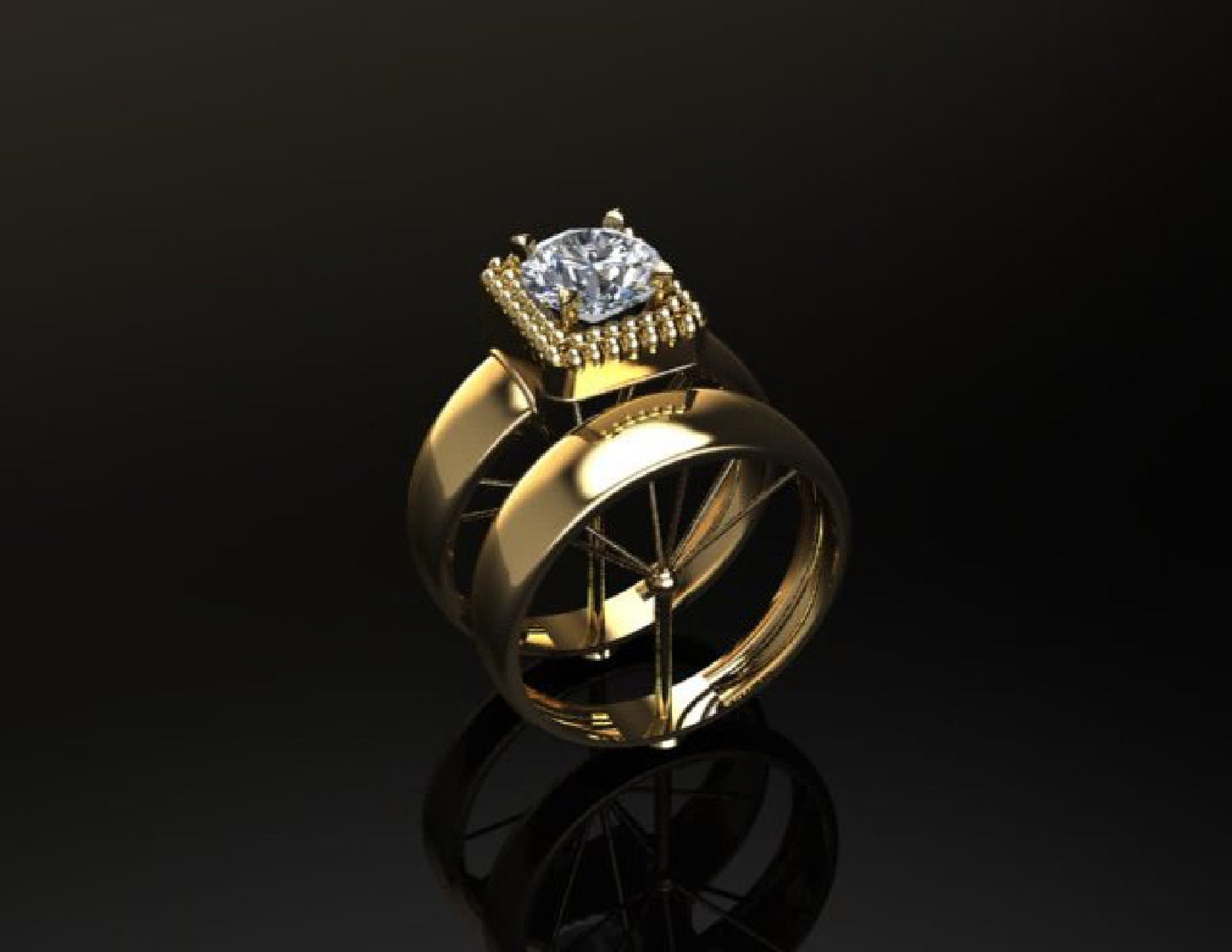 60 Pair RIngs STL Files