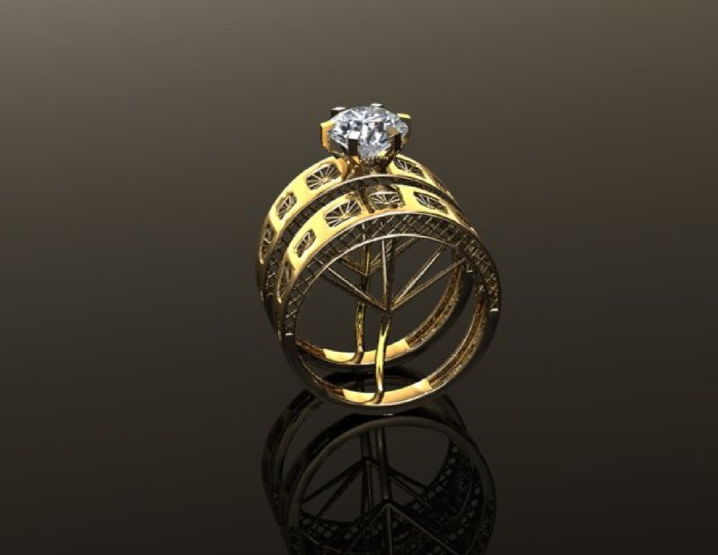 60 Pair RIngs STL Files