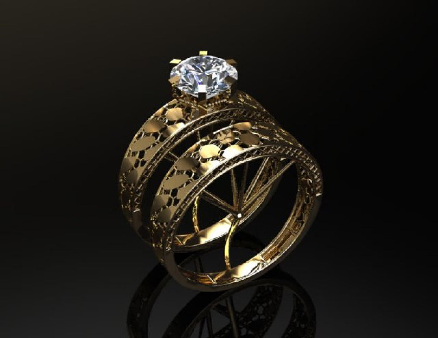 60 Pair RIngs STL Files