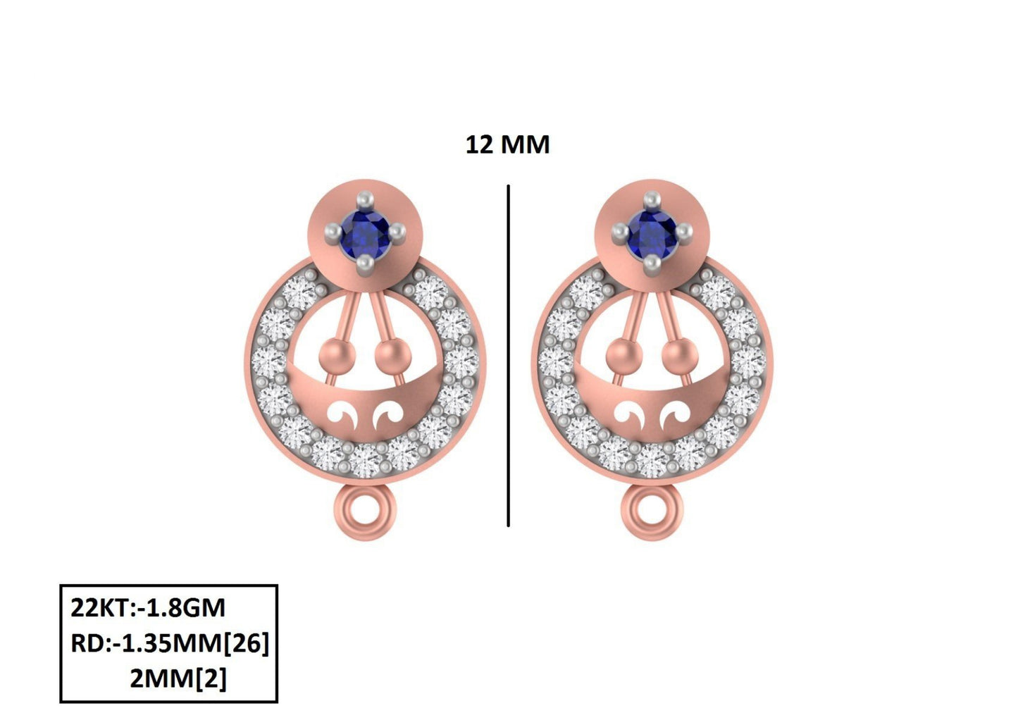 70 Lightweight Small Earrings STL & 3DM Files