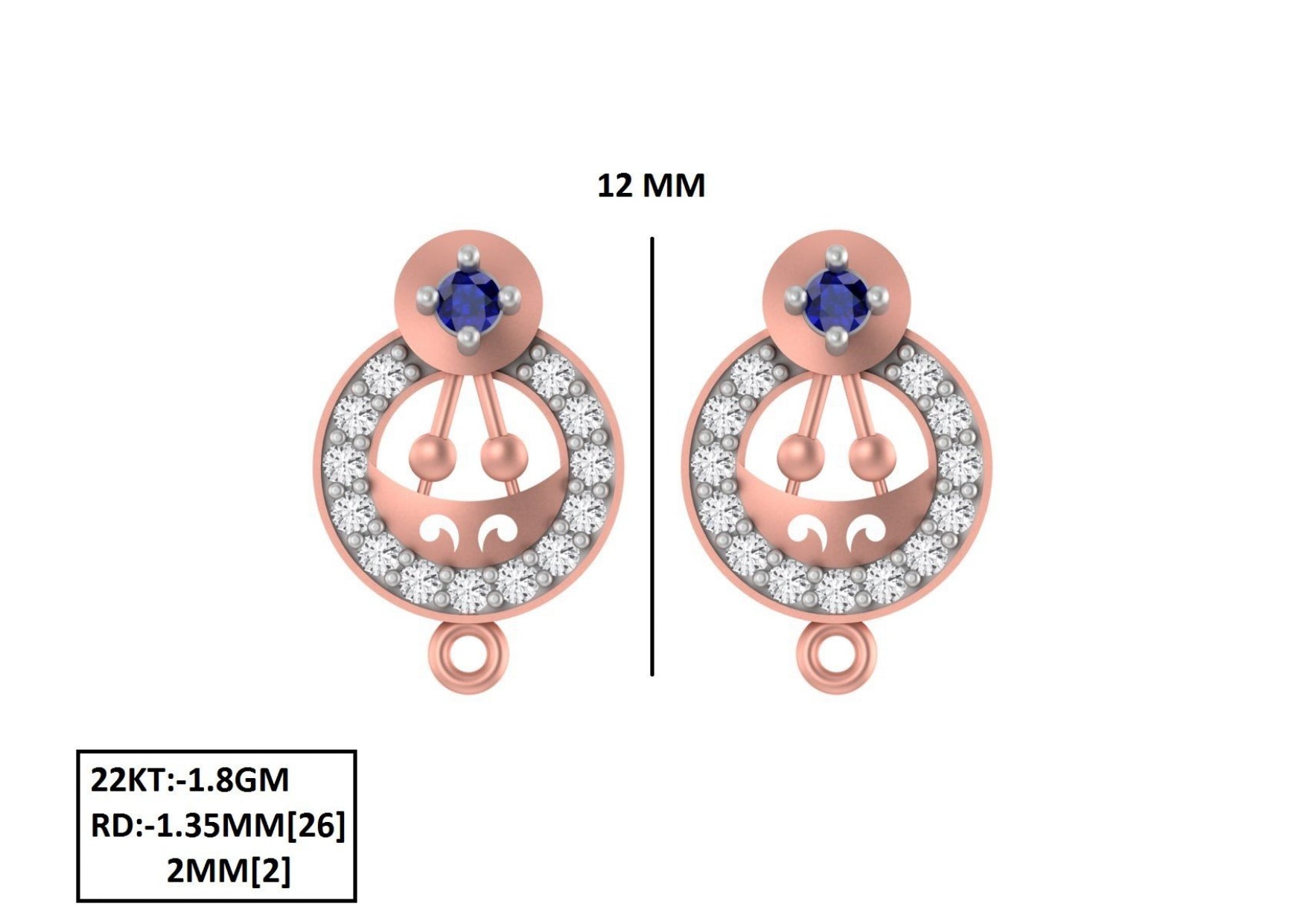70 Lightweight Small Earrings STL & 3DM Files