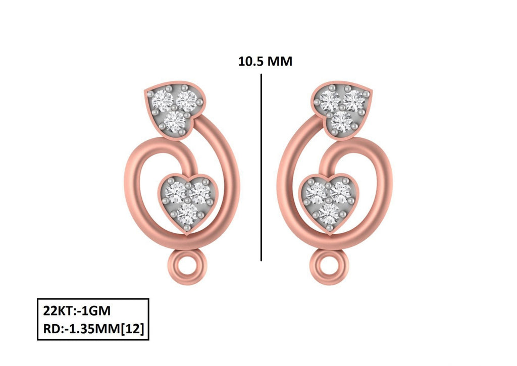 70 Lightweight Small Earrings STL & 3DM Files
