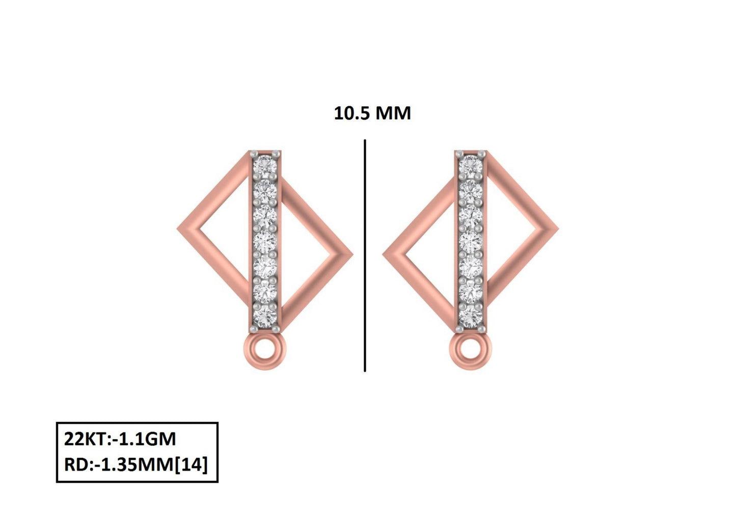 70 Lightweight Small Earrings STL & 3DM Files