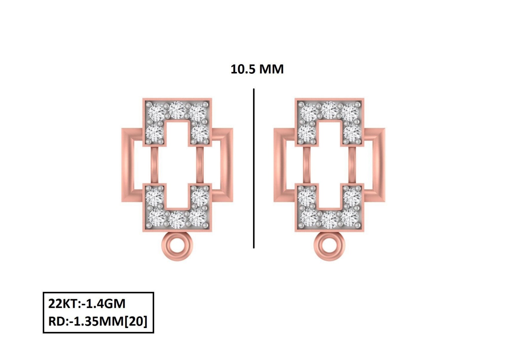 70 Lightweight Small Earrings STL & 3DM Files