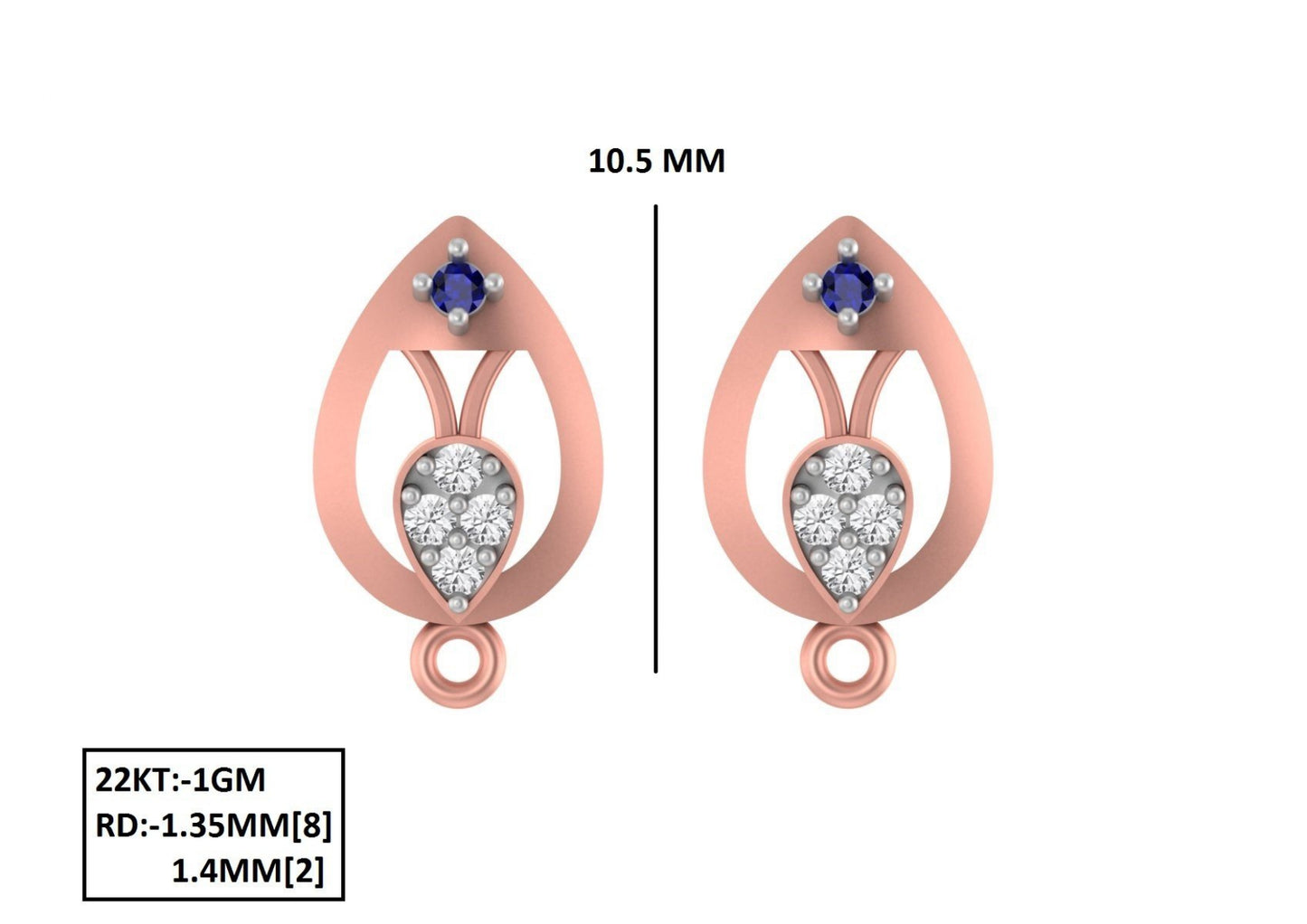 70 Lightweight Small Earrings STL & 3DM Files