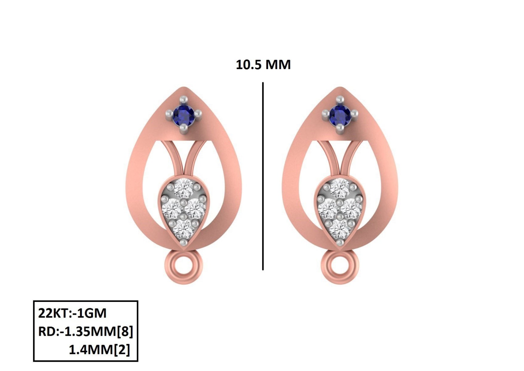 70 Lightweight Small Earrings STL & 3DM Files