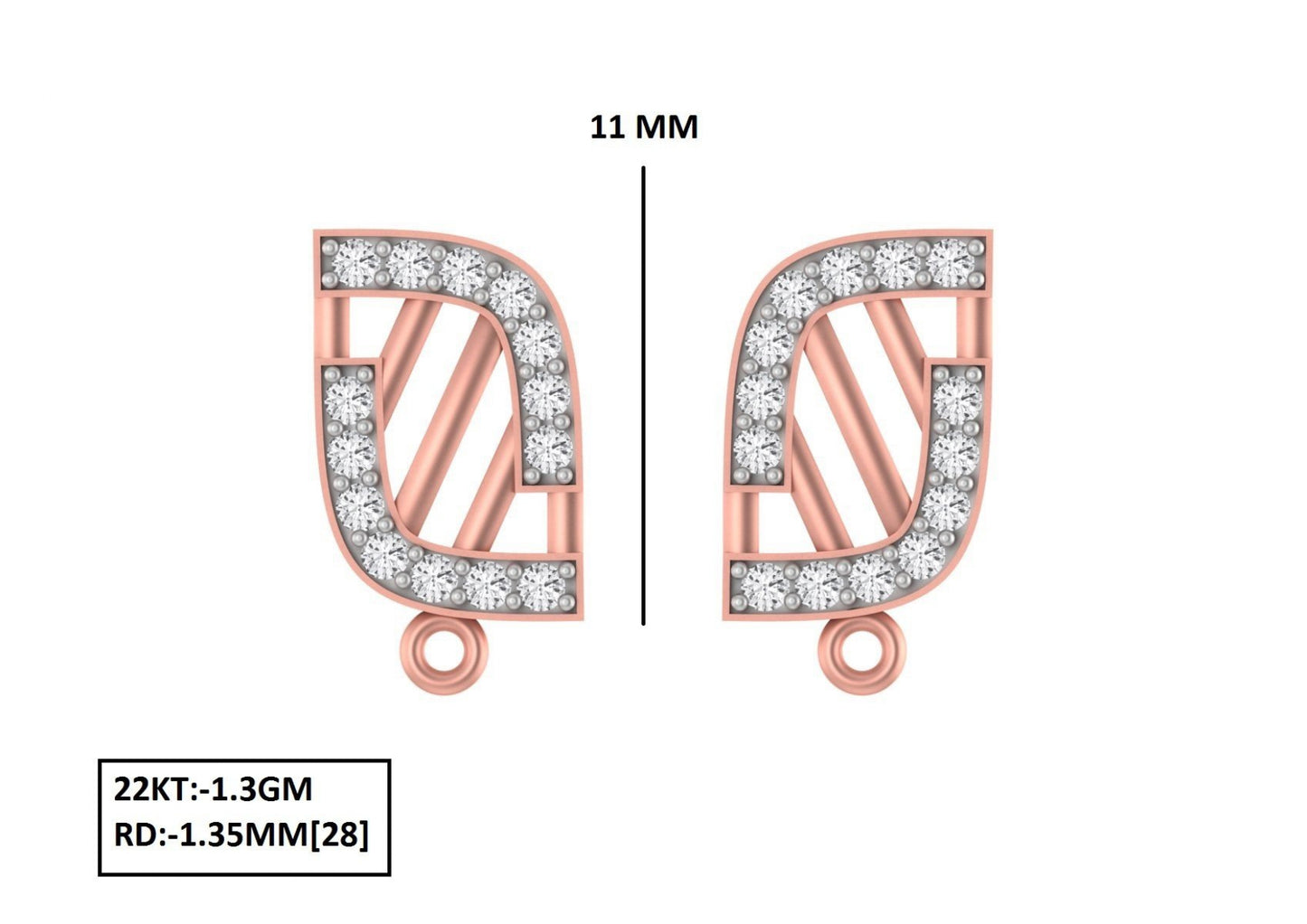70 Lightweight Small Earrings STL & 3DM Files