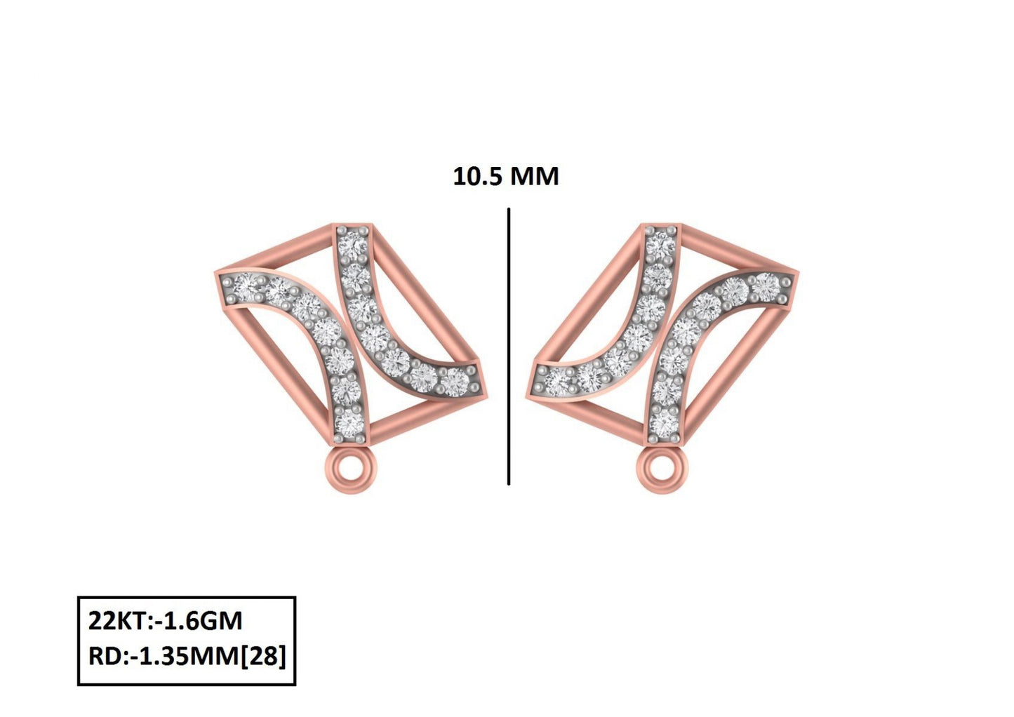 70 Lightweight Small Earrings STL & 3DM Files