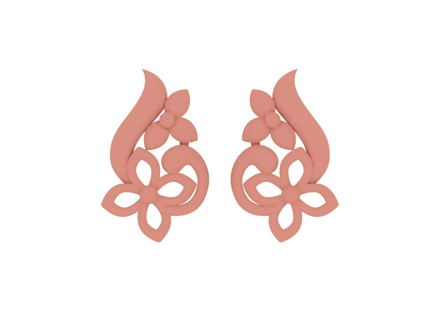 70 Lightweight Small Earrings STL & 3DM Files