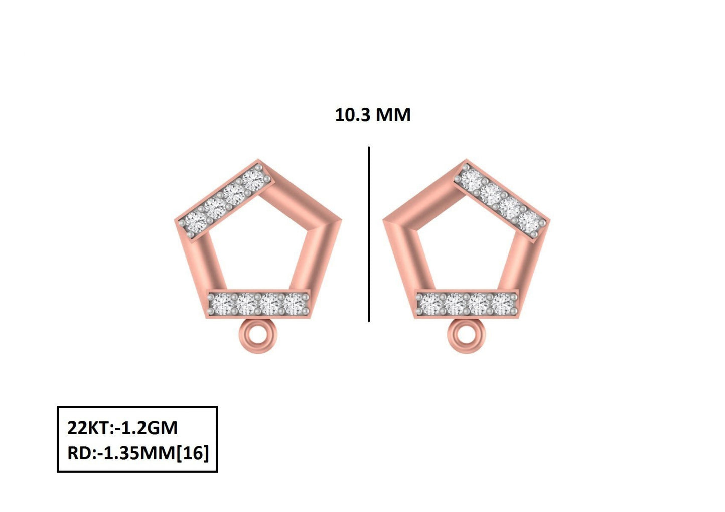70 Lightweight Small Earrings STL & 3DM Files