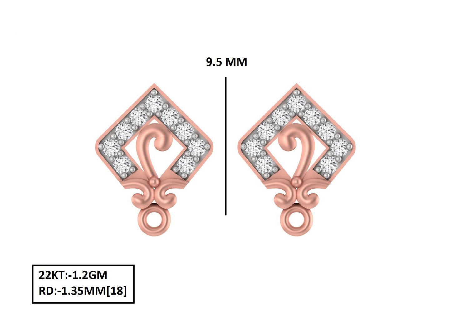 70 Lightweight Small Earrings STL & 3DM Files