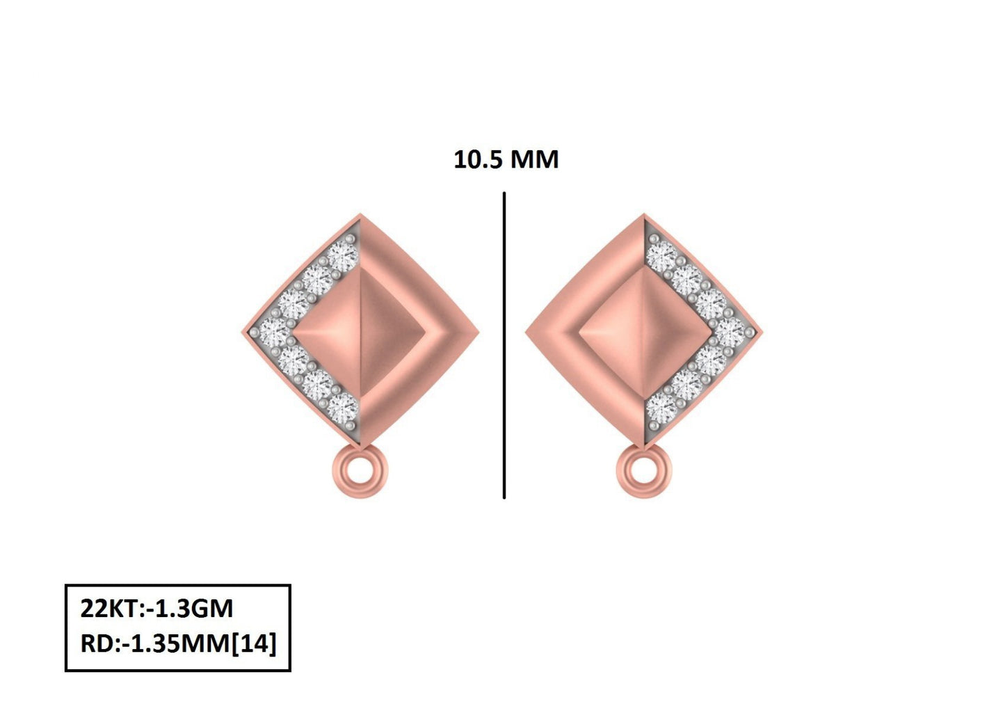 70 Lightweight Small Earrings STL & 3DM Files