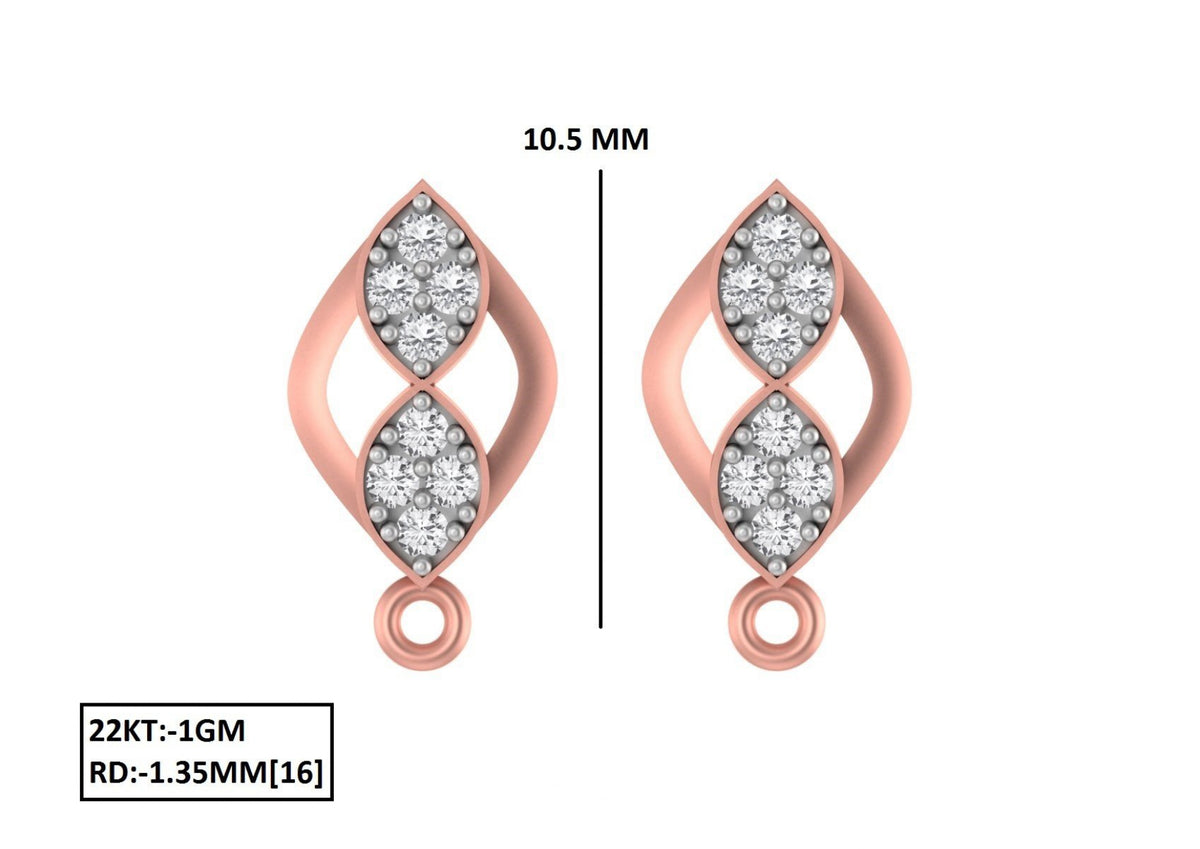 70 Lightweight Small Earrings STL & 3DM Files