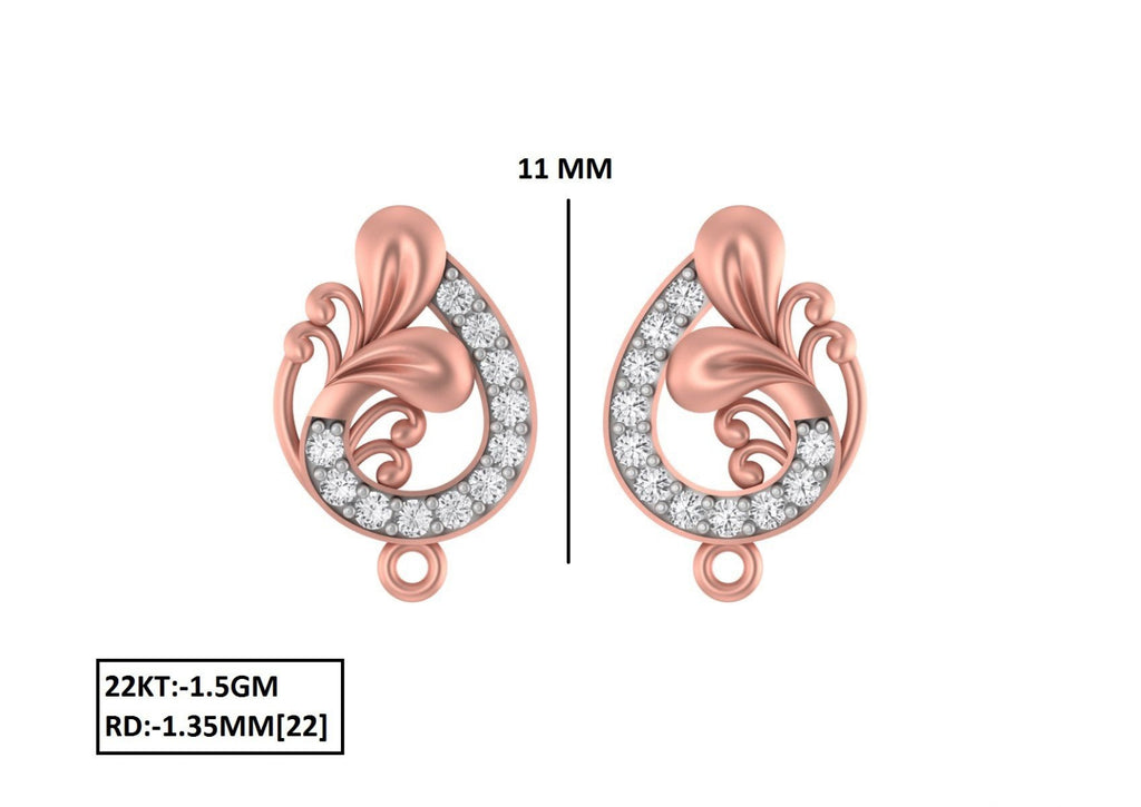 70 Lightweight Small Earrings STL & 3DM Files