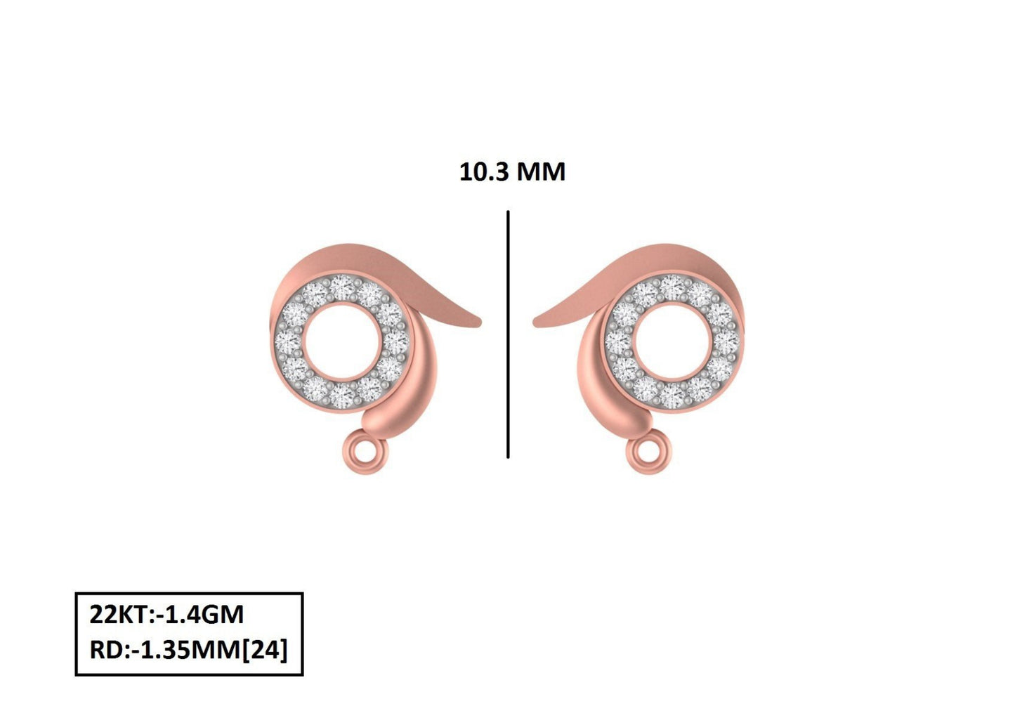 70 Lightweight Small Earrings STL & 3DM Files