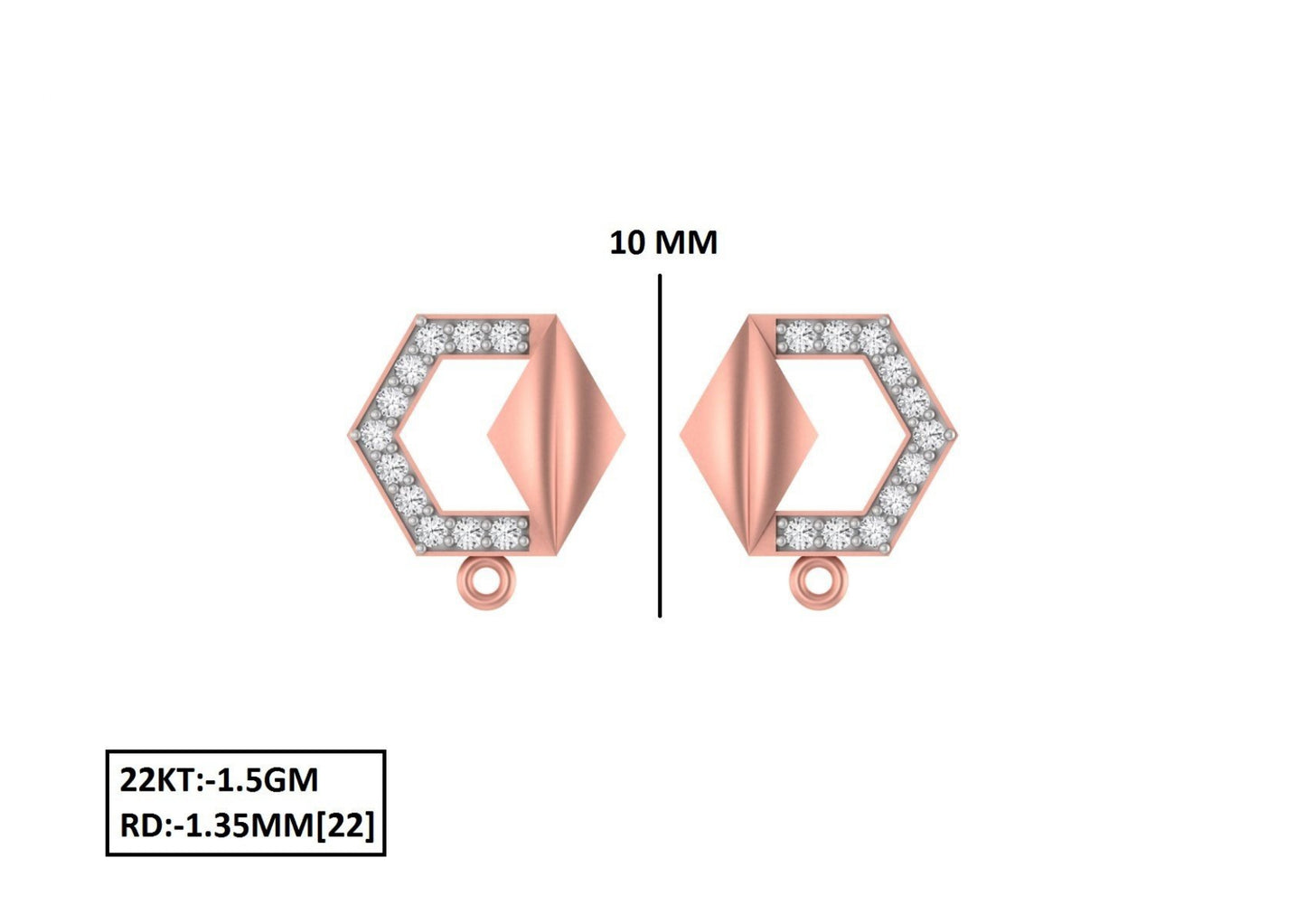 70 Lightweight Small Earrings STL & 3DM Files