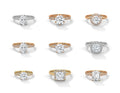 80 Solitaire Rings Fully Rendered STL & 3DM Files