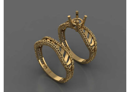 New 44 Pair Rings STL & 3DM Files