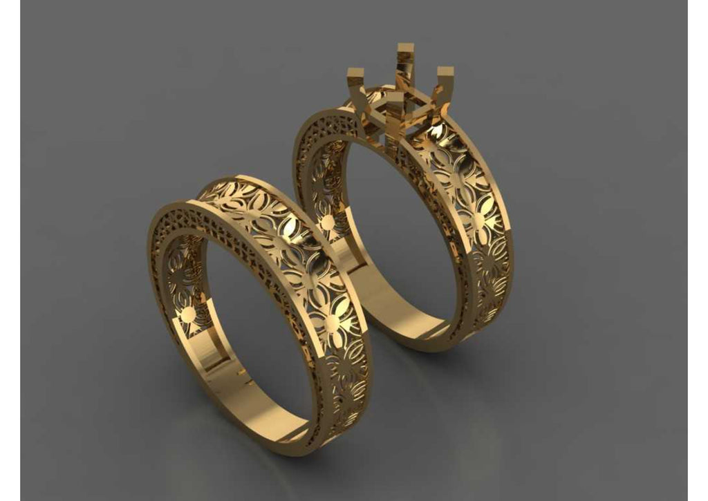 New 44 Pair Rings STL & 3DM Files