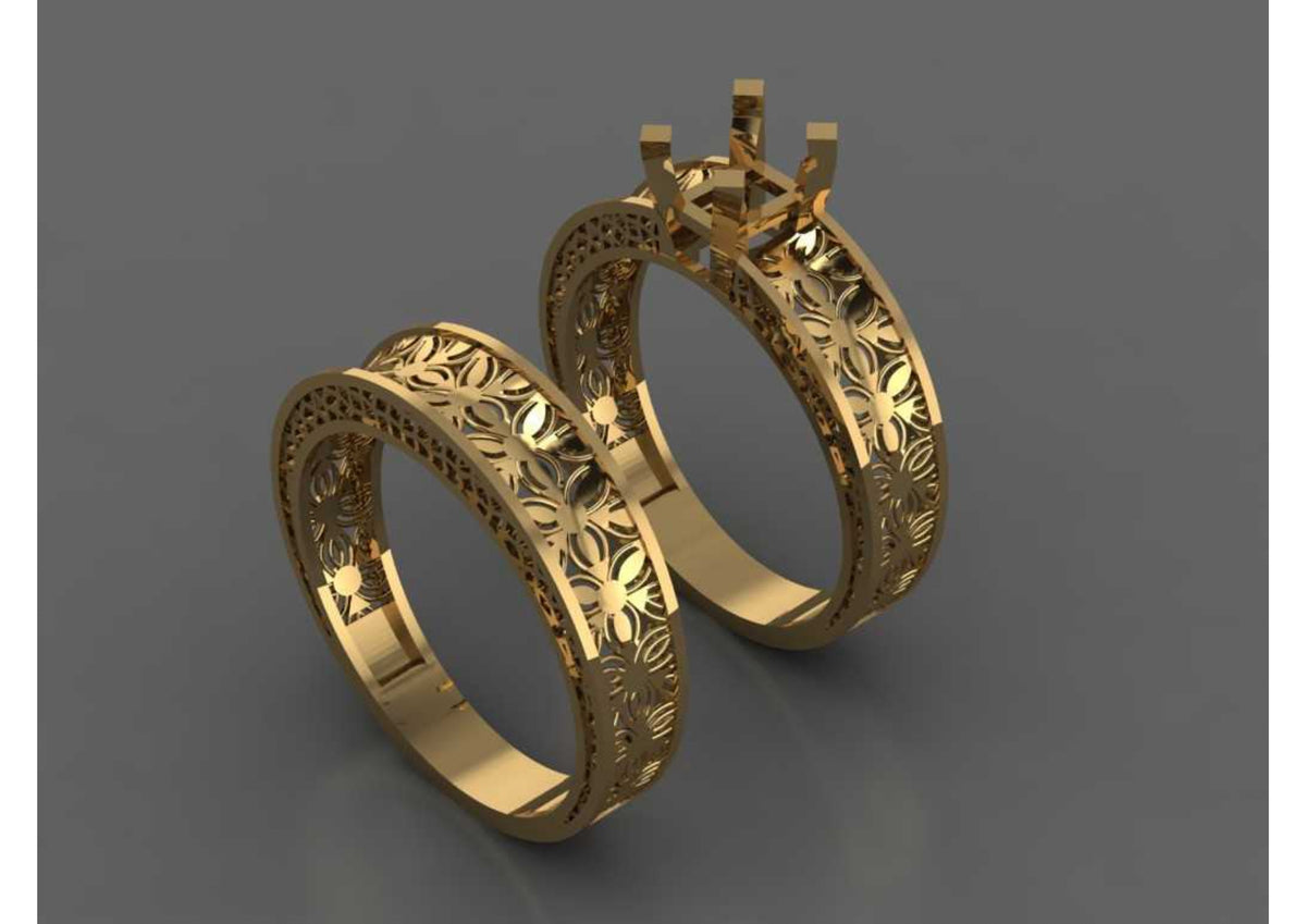New 44 Pair Rings STL & 3DM Files