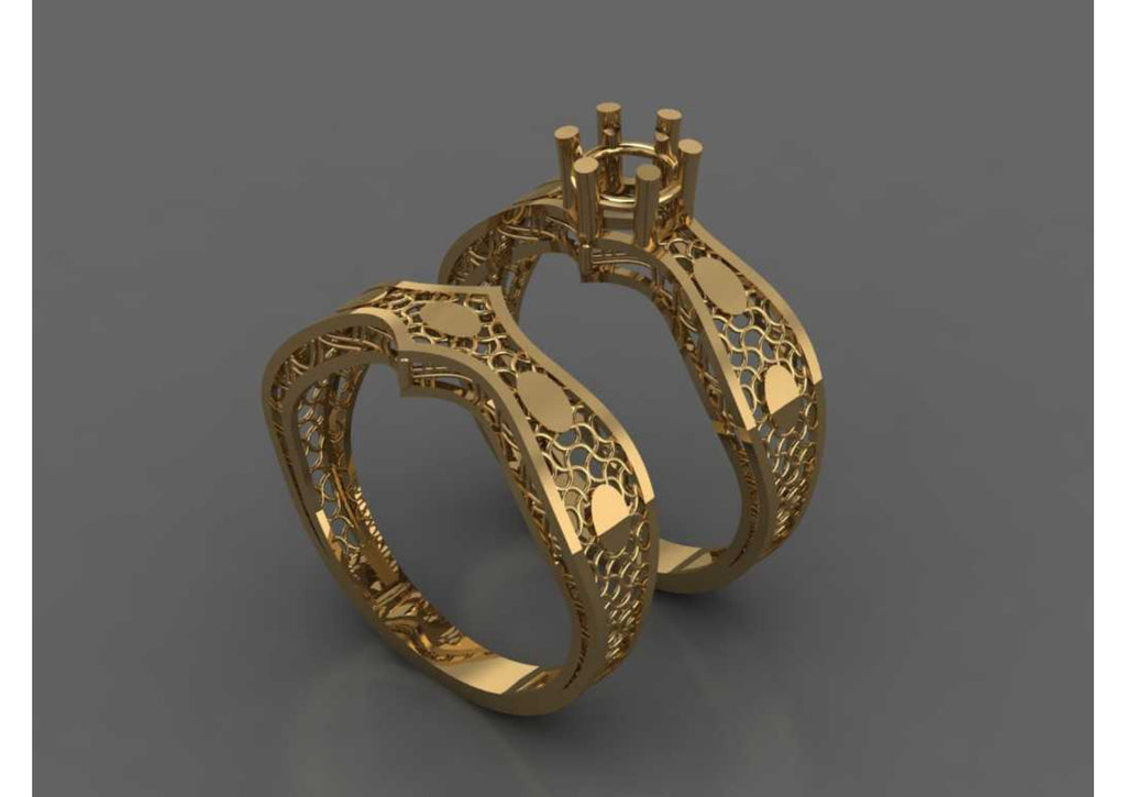 New 44 Pair Rings STL & 3DM Files