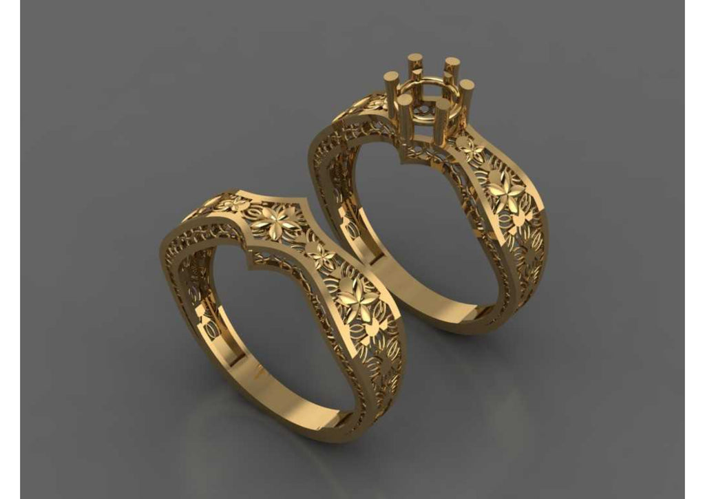 New 44 Pair Rings STL & 3DM Files