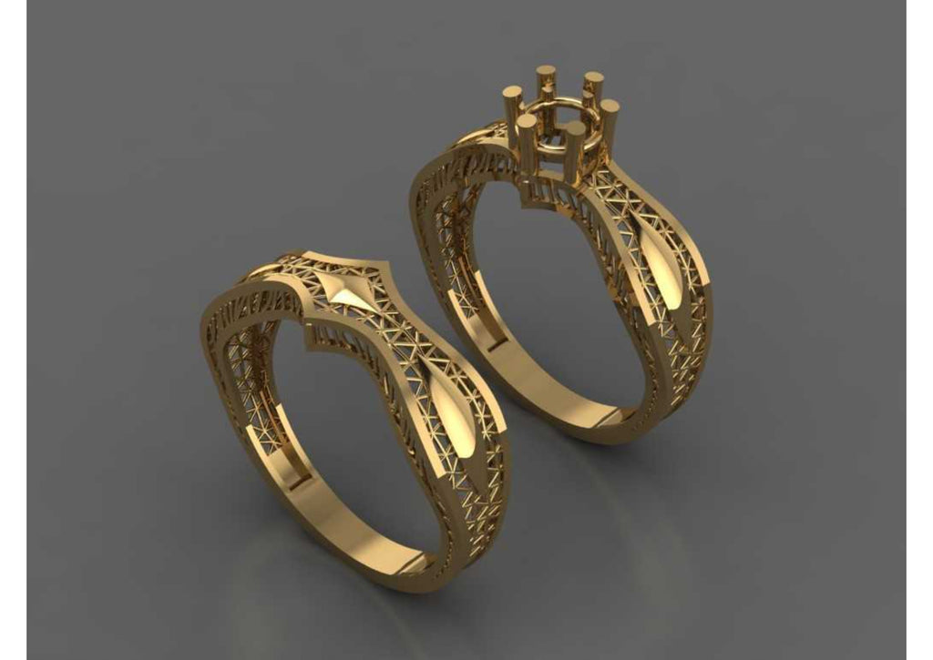 New 44 Pair Rings STL & 3DM Files