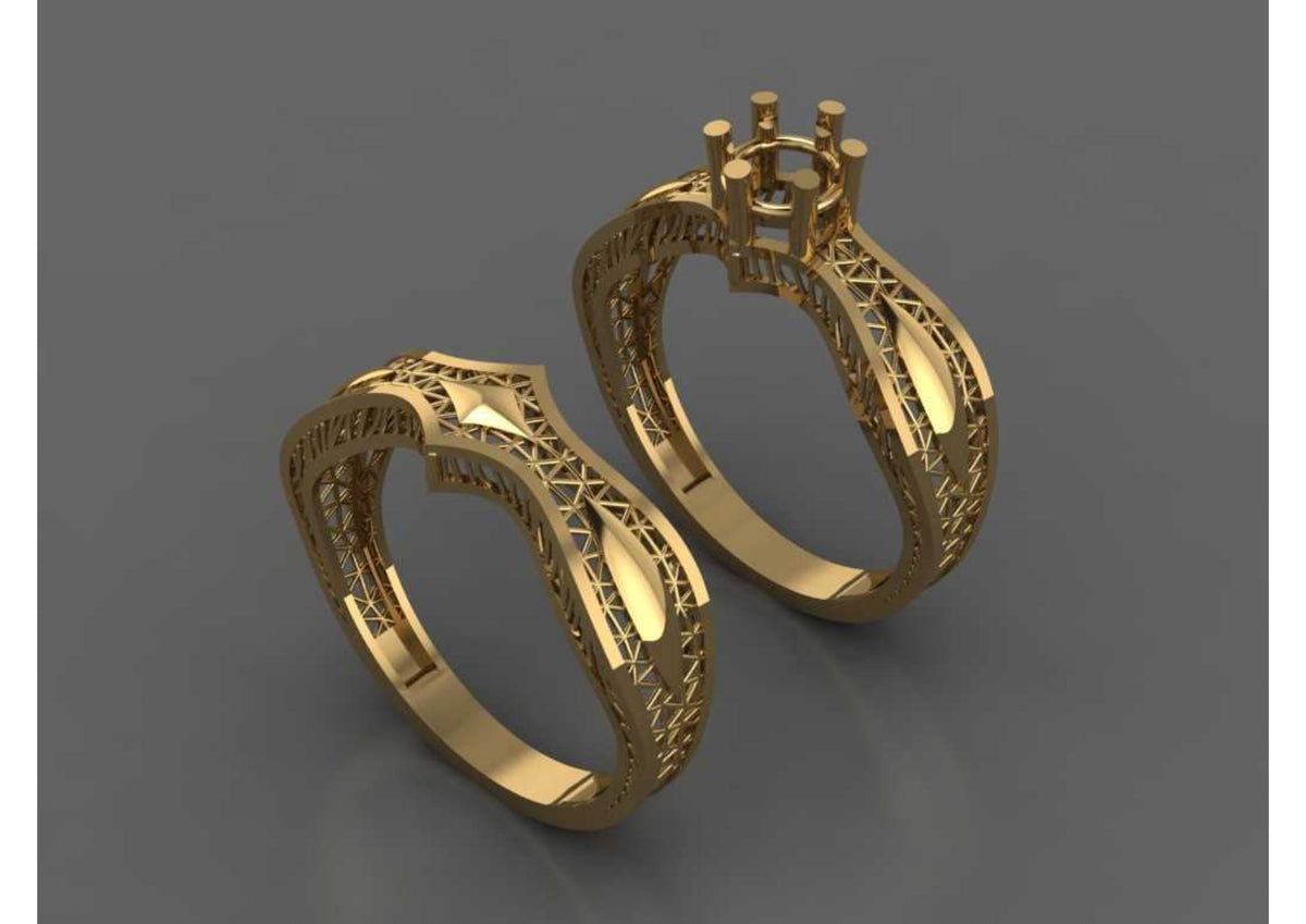 New 44 Pair Rings STL & 3DM Files