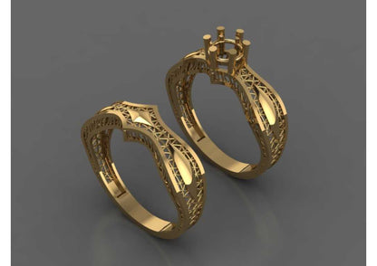 New 44 Pair Rings STL & 3DM Files