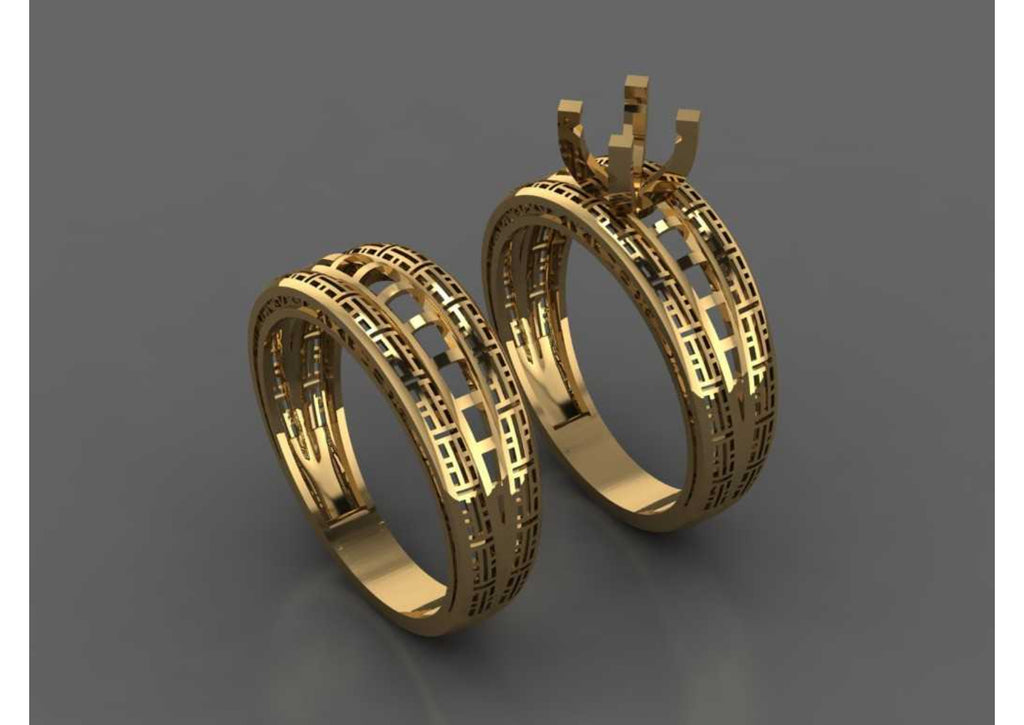 New 44 Pair Rings STL & 3DM Files