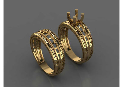 New 44 Pair Rings STL & 3DM Files