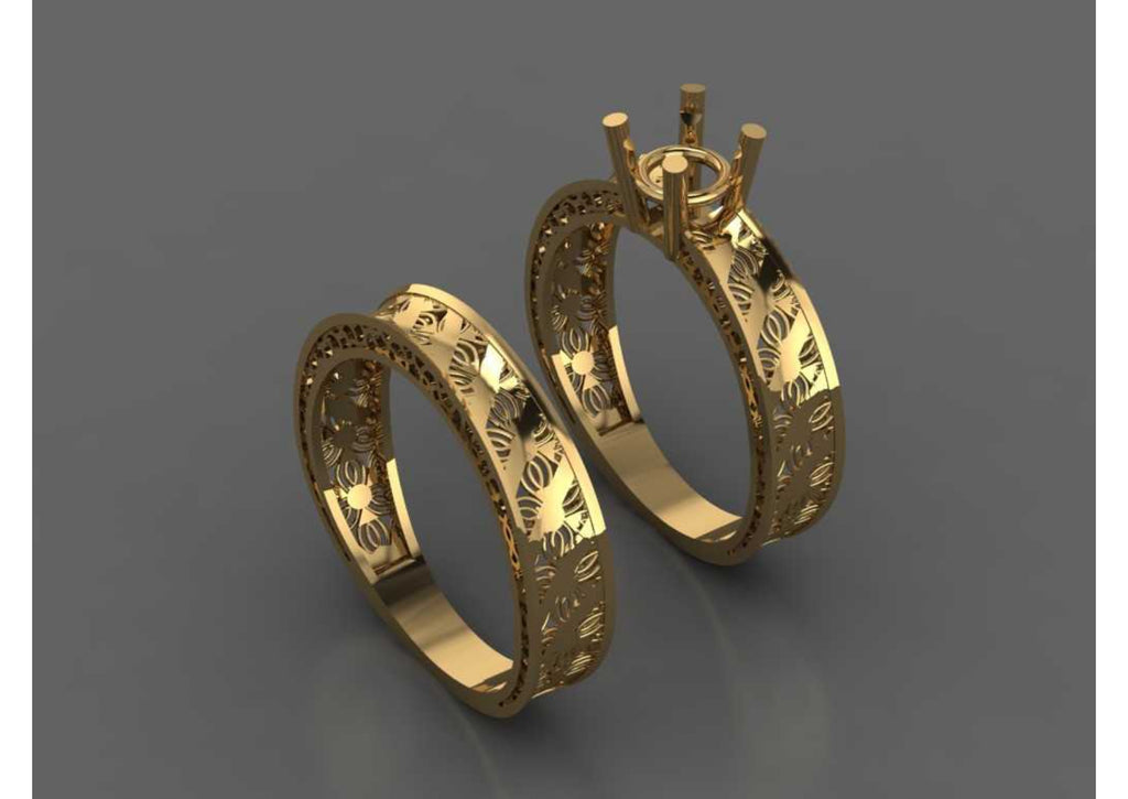 New 44 Pair Rings STL & 3DM Files