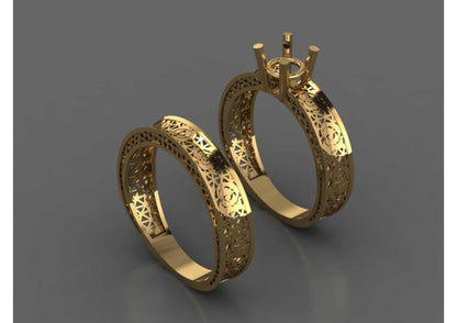 New 44 Pair Rings STL & 3DM Files