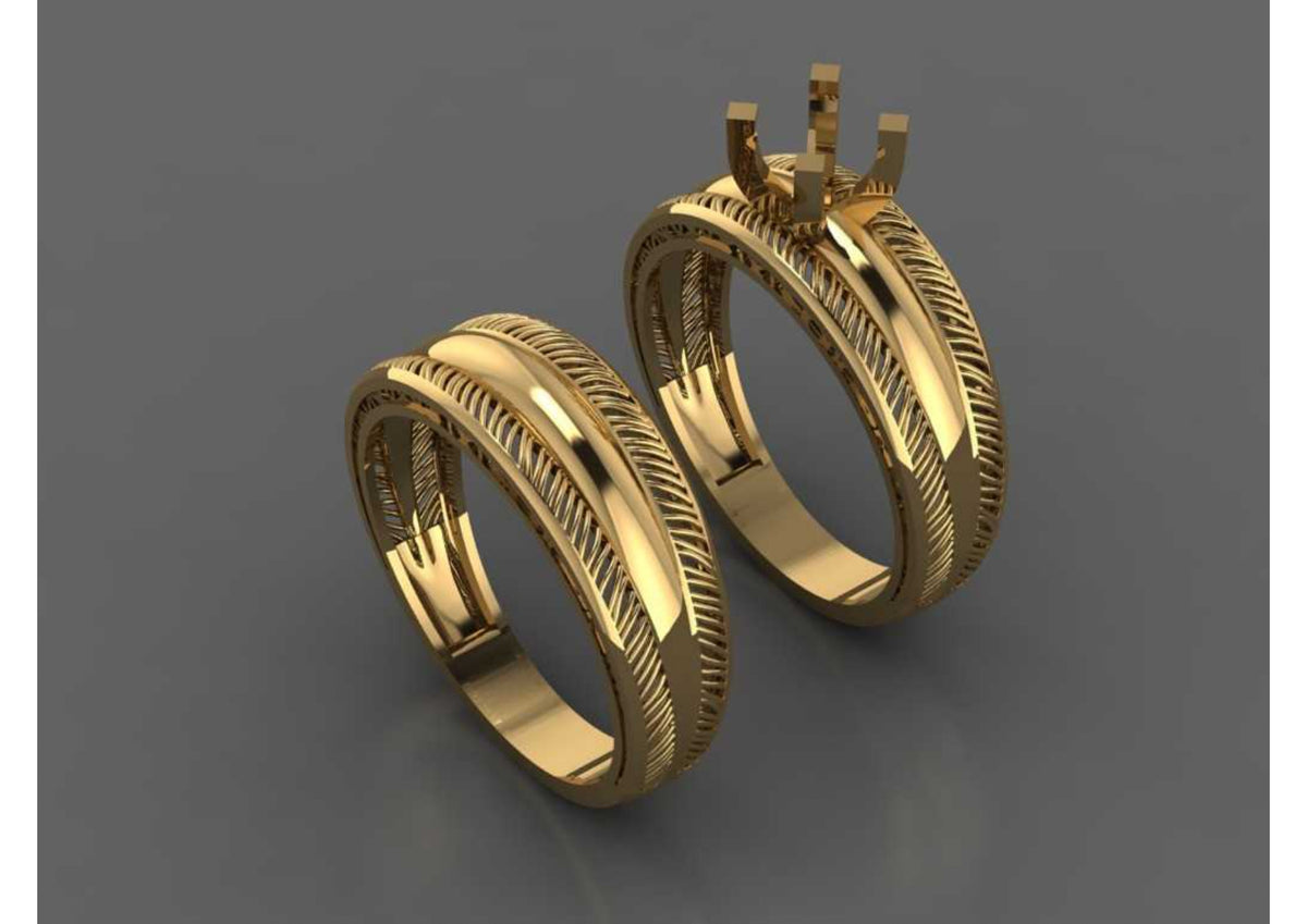 New 44 Pair Rings STL & 3DM Files