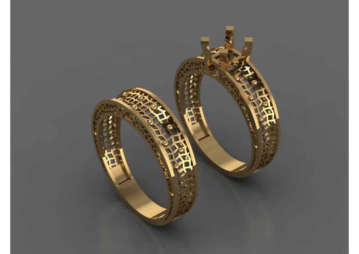 New 44 Pair Rings STL & 3DM Files