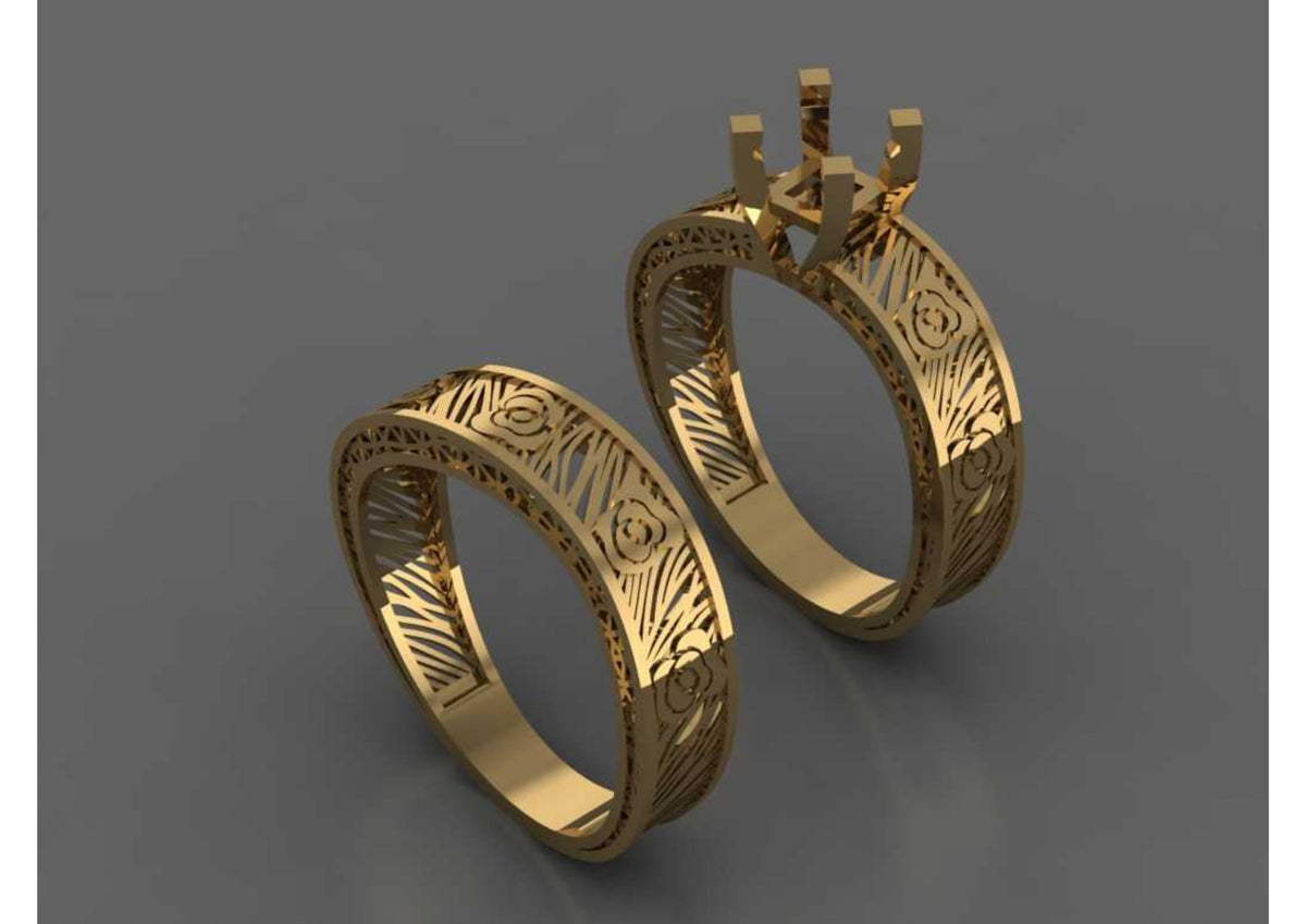 New 44 Pair Rings STL & 3DM Files