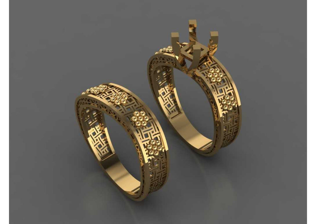 New 44 Pair Rings STL & 3DM Files