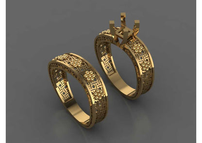 New 44 Pair Rings STL & 3DM Files