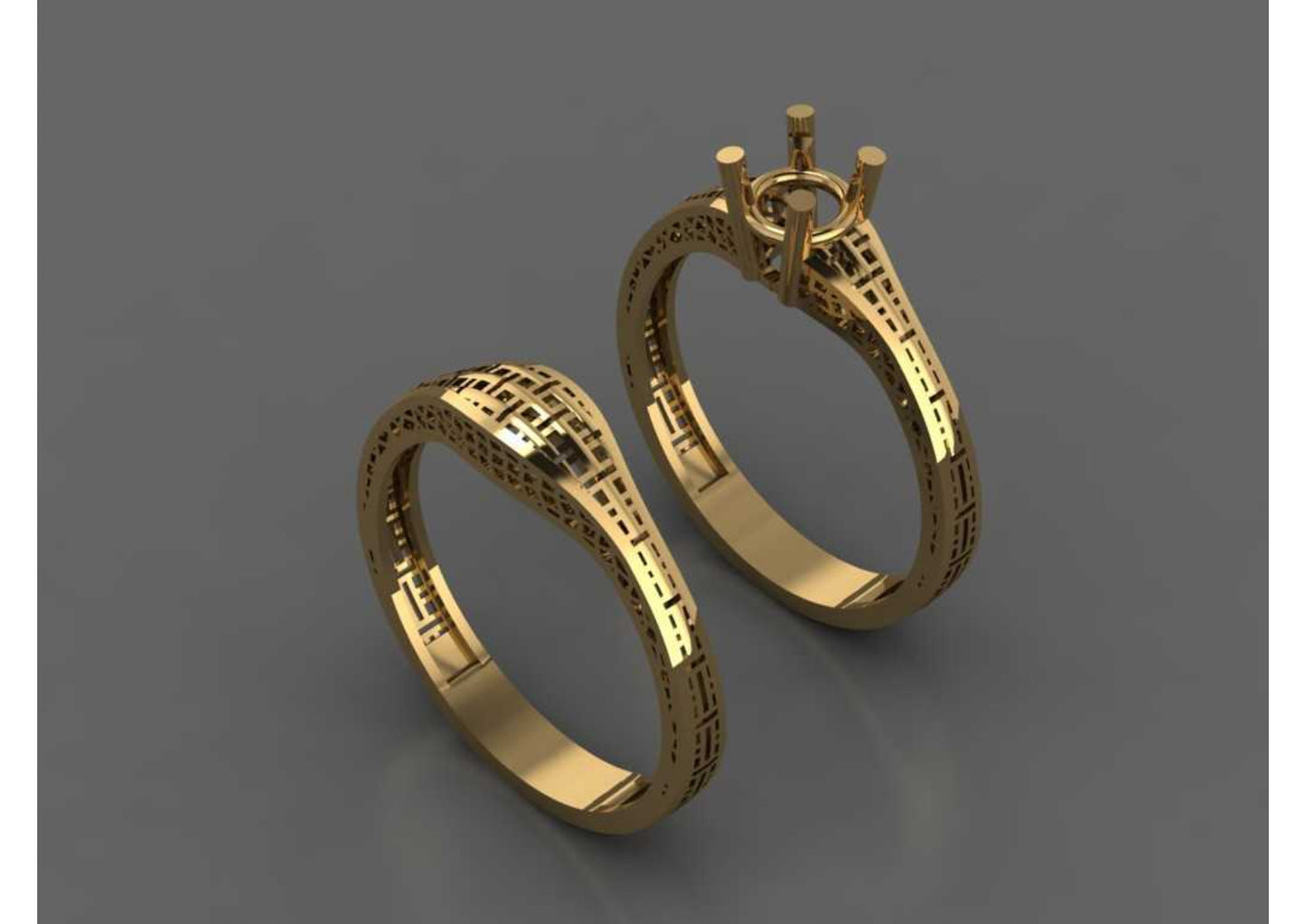 New 44 Pair Rings STL & 3DM Files