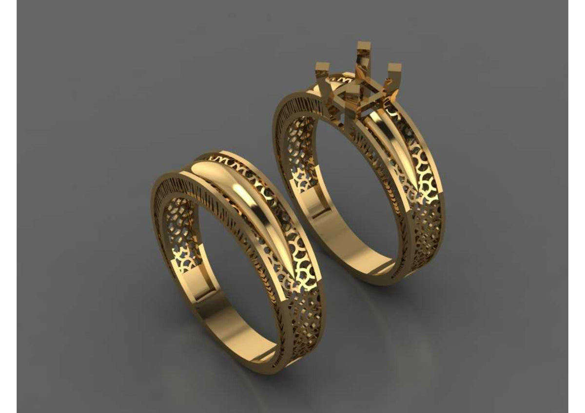 New 44 Pair Rings STL & 3DM Files