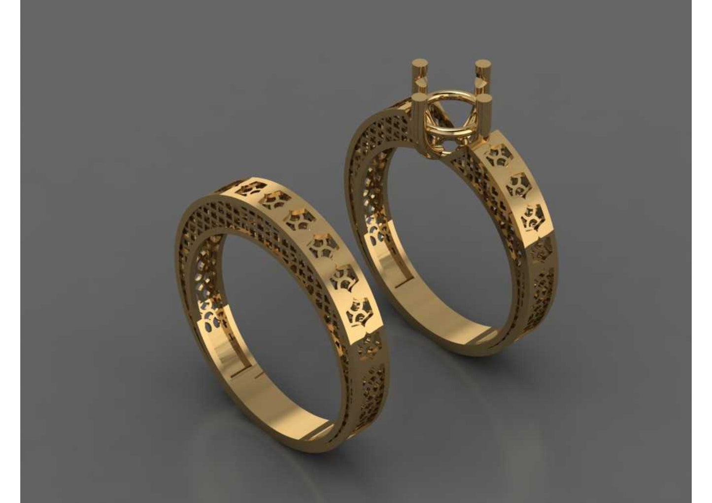 New 44 Pair Rings STL & 3DM Files