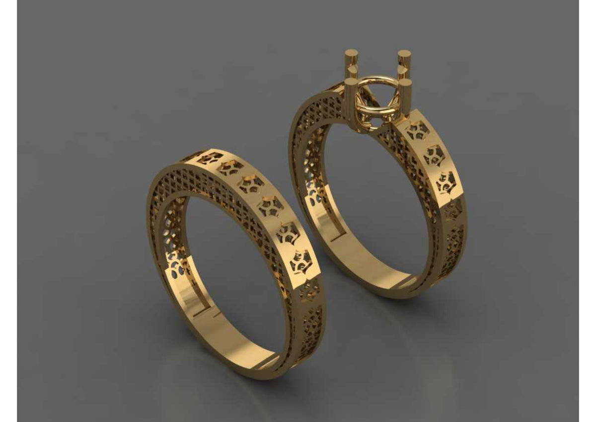 New 44 Pair Rings STL & 3DM Files