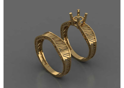 New 44 Pair Rings STL & 3DM Files