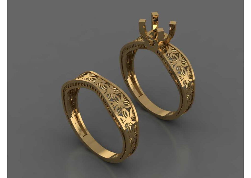 New 44 Pair Rings STL & 3DM Files